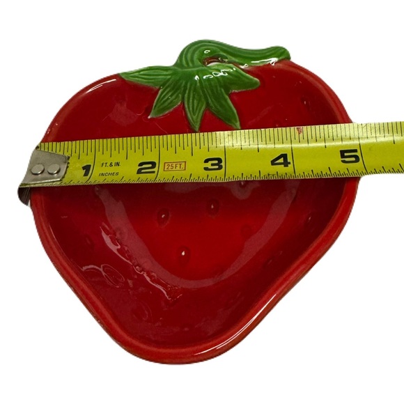 Vintage Knobler Strawberry Dish Bowl Japan Candy Fruit Cottagecore Decorative - Picture 4 of 5